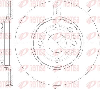 Remsa 61003.10 - Спирачен диск vvparts.bg