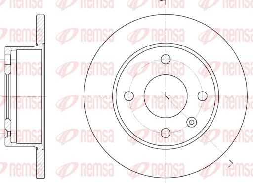 Villar 628.1536 - Спирачен диск vvparts.bg