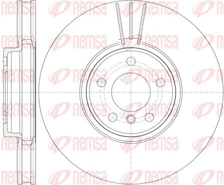 Remsa 61079.10 - Спирачен диск vvparts.bg