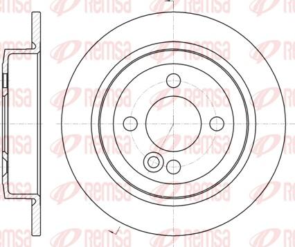 Remsa 61195.00 - Спирачен диск vvparts.bg