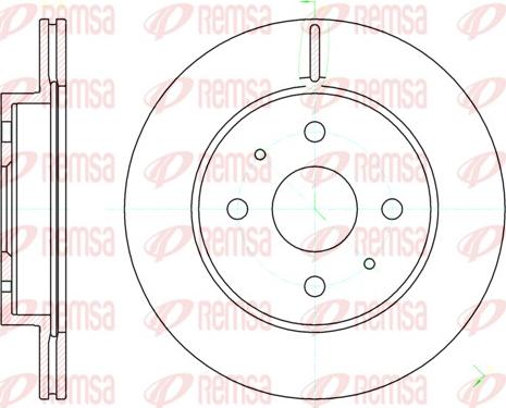 Remsa 61190.10 - Спирачен диск vvparts.bg