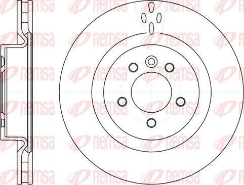 Remsa 61149.10 - Спирачен диск vvparts.bg