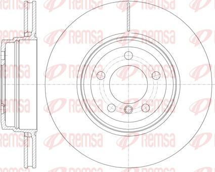 Remsa 61141.10 - Спирачен диск vvparts.bg