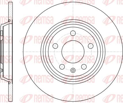 Remsa 61112.00 - Спирачен диск vvparts.bg