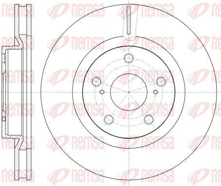 Remsa 61189.10 - Спирачен диск vvparts.bg