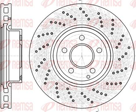 Remsa 61185.10 - Спирачен диск vvparts.bg