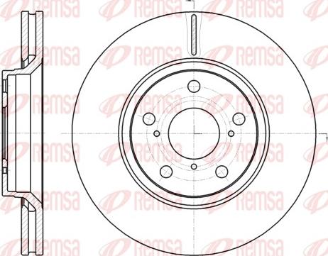 Remsa 61121.10 - Спирачен диск vvparts.bg