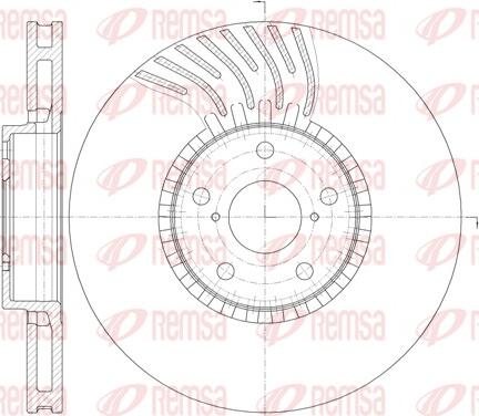 Remsa 61179.10 - Спирачен диск vvparts.bg