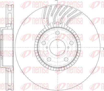 Remsa 61179.11 - Спирачен диск vvparts.bg