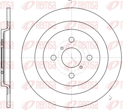 Remsa 61173.00 - Спирачен диск vvparts.bg