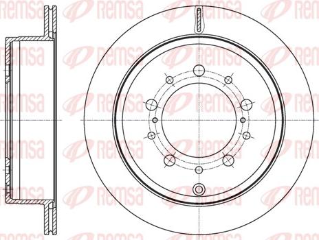 Remsa 61890.10 - Спирачен диск vvparts.bg