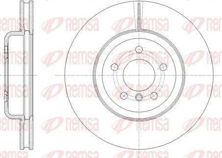 Remsa 61842.10 - Спирачен диск vvparts.bg