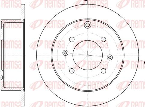 Remsa 61883.00 - Спирачен диск vvparts.bg