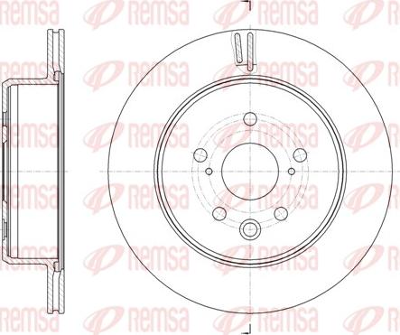 Remsa 61876.10 - Спирачен диск vvparts.bg