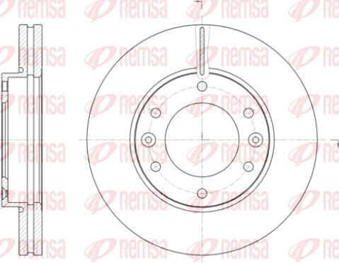 Remsa 61396.10 - Спирачен диск vvparts.bg