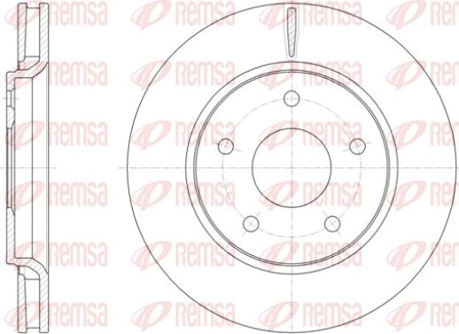 Remsa 61393.10 - Спирачен диск vvparts.bg