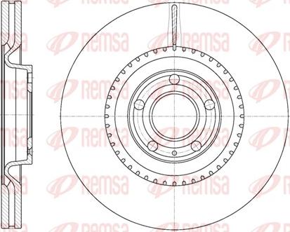 Remsa 61392.10 - Спирачен диск vvparts.bg