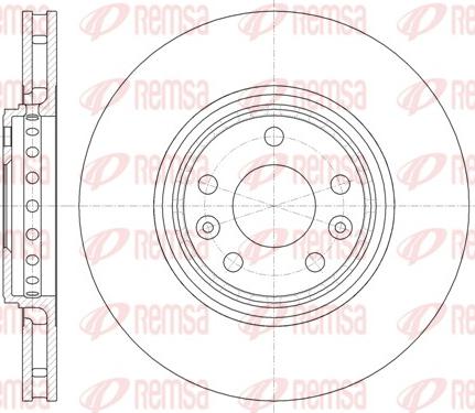 Remsa 61345.10 - Спирачен диск vvparts.bg