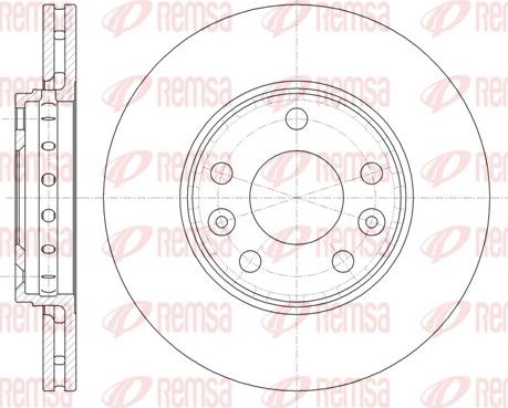 Remsa 61346.10 - Спирачен диск vvparts.bg