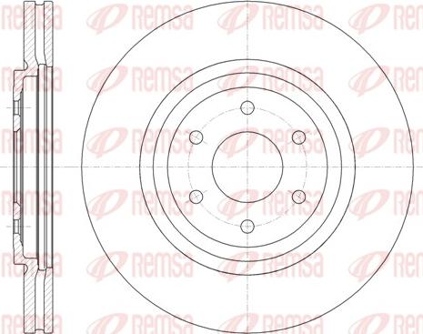 Remsa 61348.10 - Спирачен диск vvparts.bg