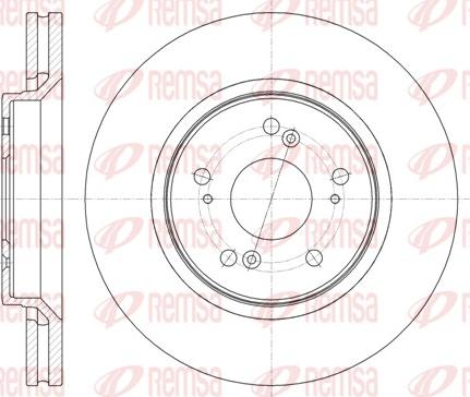 Remsa 61358.10 - Спирачен диск vvparts.bg