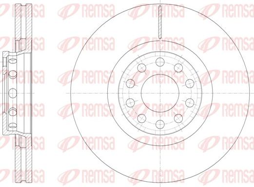 Remsa 61362.10 - Спирачен диск vvparts.bg