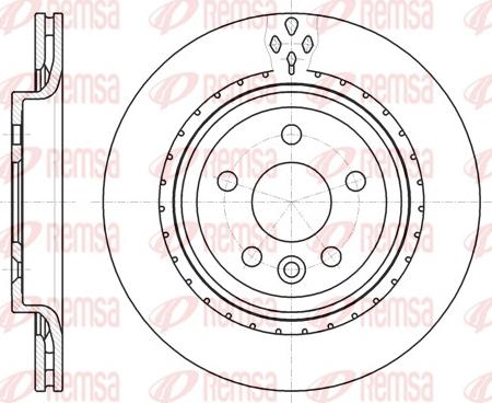 Remsa 61305.10 - Спирачен диск vvparts.bg