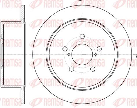 Remsa 61300.00 - Спирачен диск vvparts.bg