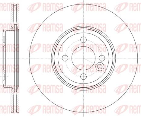 Remsa 61334.10 - Спирачен диск vvparts.bg