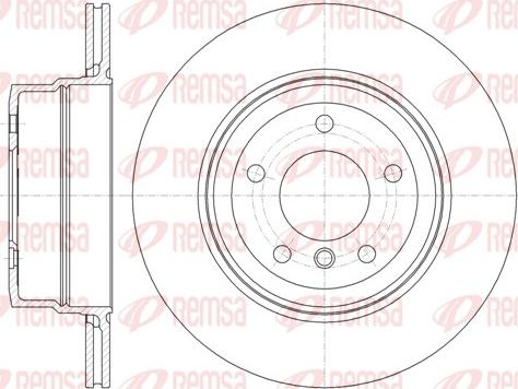 Remsa 61336.10 - Спирачен диск vvparts.bg