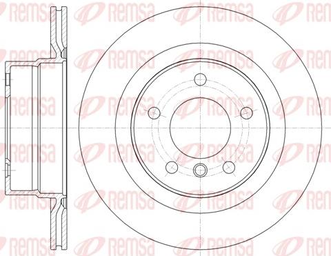 Remsa 61338.10 - Спирачен диск vvparts.bg