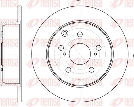 Remsa 61324.00 - Спирачен диск vvparts.bg