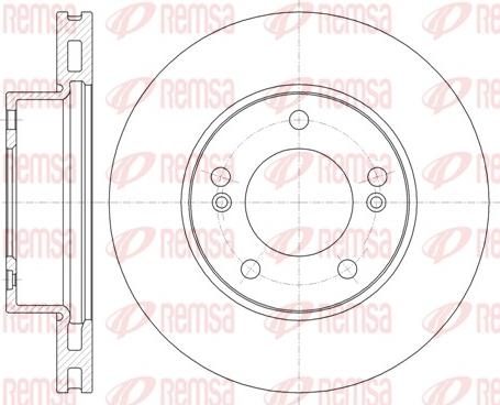 Remsa 61323.10 - Спирачен диск vvparts.bg