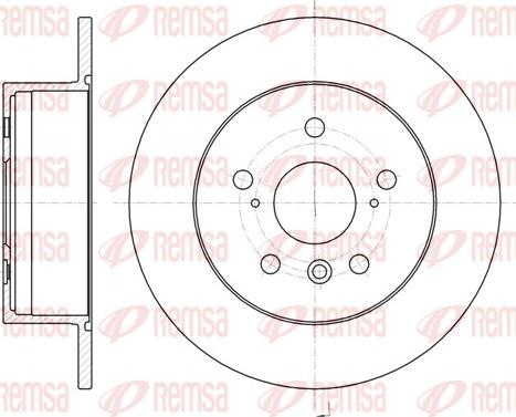 Remsa 61327.00 - Спирачен диск vvparts.bg