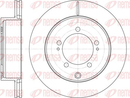 Remsa 61378.10 - Спирачен диск vvparts.bg