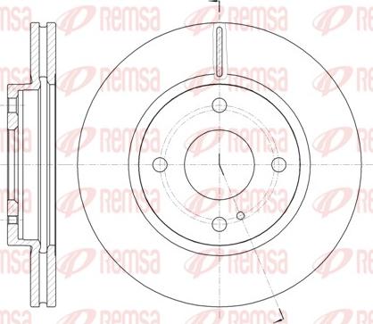 Remsa 61299.10 - Спирачен диск vvparts.bg