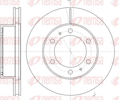 Remsa 61205.10 - Спирачен диск vvparts.bg