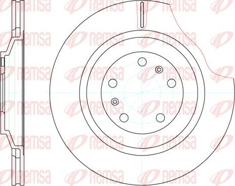 Remsa 61206.10 - Спирачен диск vvparts.bg