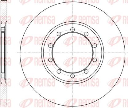 Remsa 61201.00 - Спирачен диск vvparts.bg