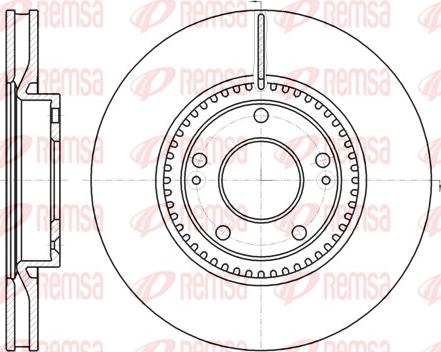 Remsa 61217.10 - Спирачен диск vvparts.bg