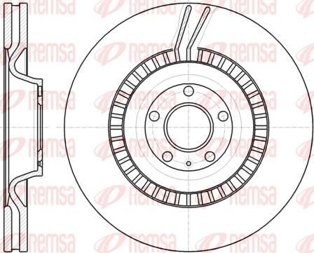 Remy RAD2251C - Спирачен диск vvparts.bg