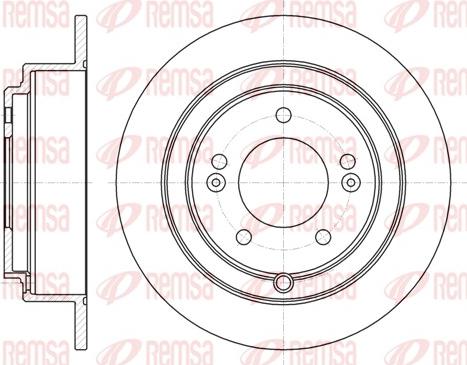 Remsa 61276.00 - Спирачен диск vvparts.bg