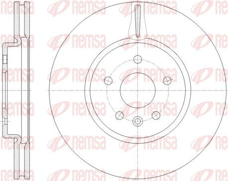 Remsa 61794.10 - Спирачен диск vvparts.bg