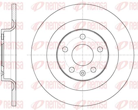 Remsa 61796.00 - Спирачен диск vvparts.bg