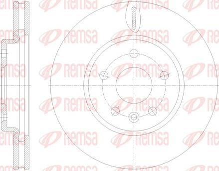 Remsa 61793.10 - Спирачен диск vvparts.bg