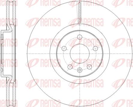 Remsa 61797.10 - Спирачен диск vvparts.bg