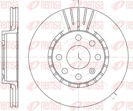 Remsa 6174.10 - Спирачен диск vvparts.bg