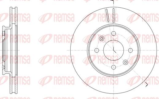 Remsa 61784.10 - Спирачен диск vvparts.bg