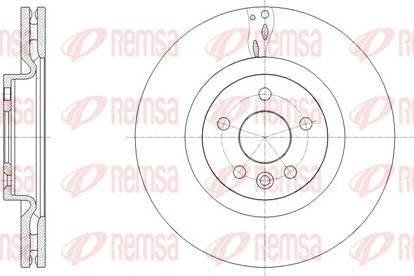 Remsa 61786.10 - Спирачен диск vvparts.bg