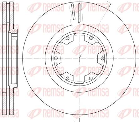 Remsa 6899.10 - Спирачен диск vvparts.bg